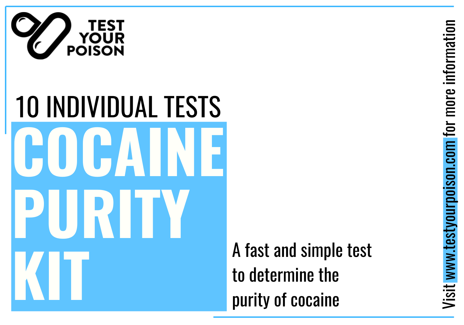Packaging of Cocaine Purity Test Kits