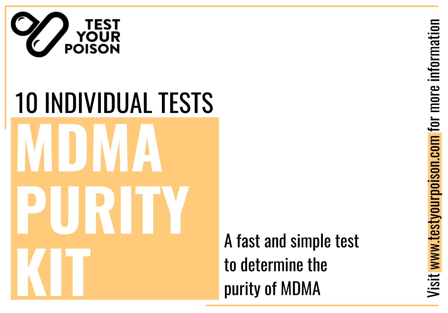MDMA (Molly) Purity Test Kit Packaging