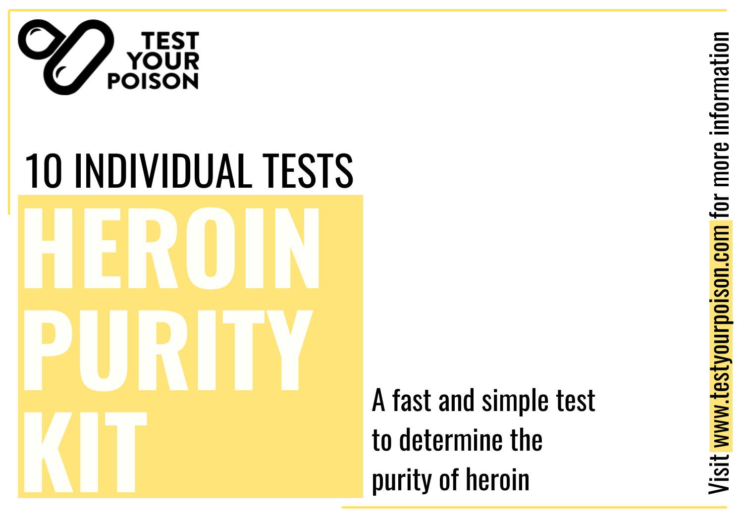 Heroin Purity Testing Kit - Test Your Poison
