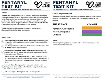 Fentanyl Test Kit Instructions